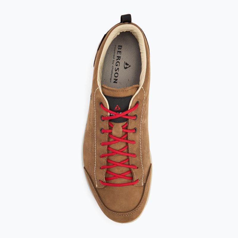 Pánske turistické topánky BERGSON Gessi Low STX brown/ l.beige 5