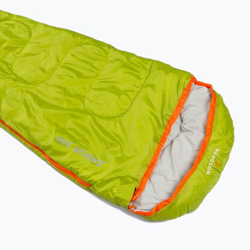 Detský spací vak BERGSON Junior 300 grenoble green 2