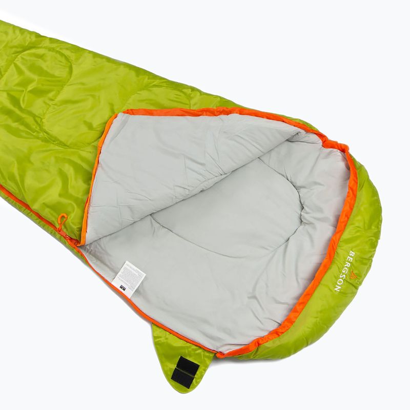 Detský spací vak BERGSON Junior 300 grenoble green 3