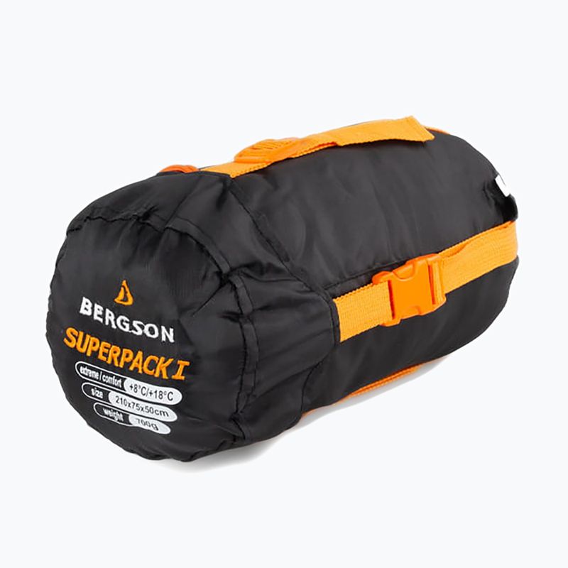 Spací vak BERGSON Superpack I čierny 9