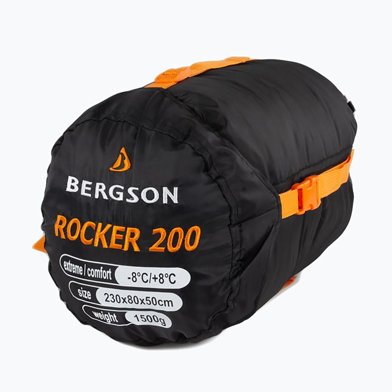 Spací vak BERGSON Rocker 200 asfalt/navy 8