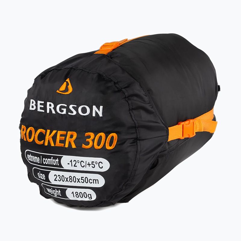 Spací vak BERGSON Rocker 300 asfalt/navy 9