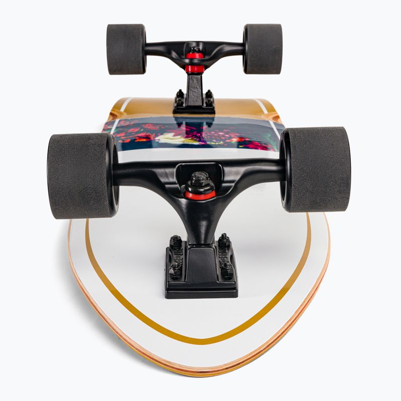 Surfskate skateboard Cutback Golden Wave 34" biely a farebný CUT-SUR-GWA 5