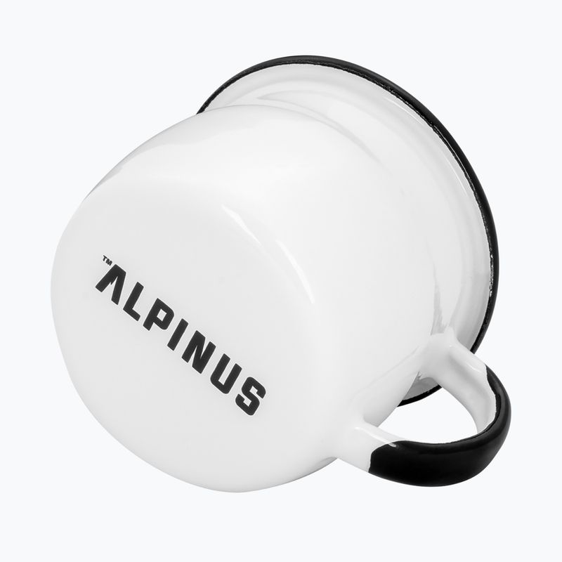 Turistický hrnček Alpinus Enamelled White Lynx 3