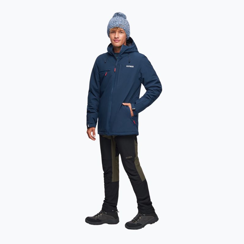 Pánska lyžiarska bunda Alpinus Causses navy blue 2