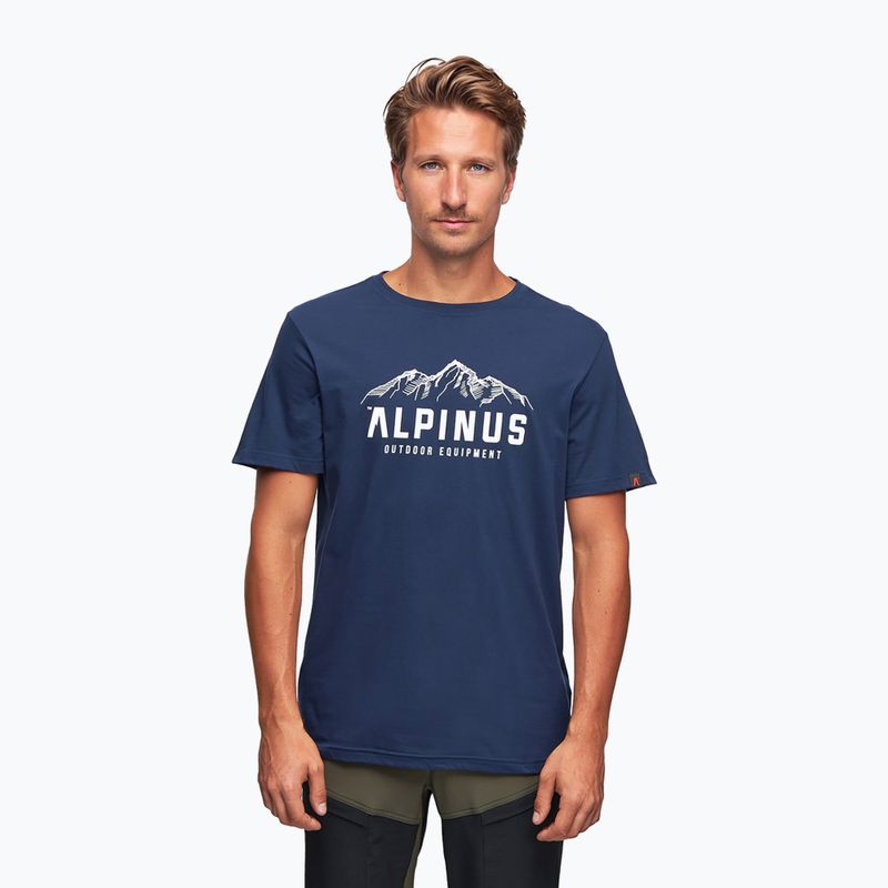 Pánske tričko Alpinus Mountains tmavomodré
