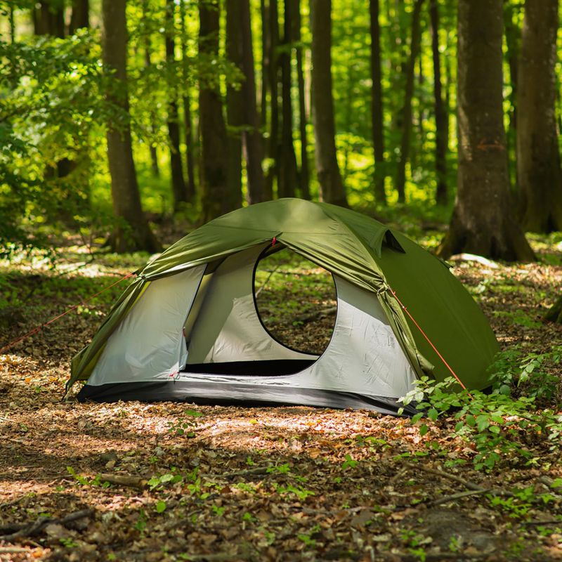 Trekingový stan pre 2 osoby Alpinus Velebit 2 ALU green 13