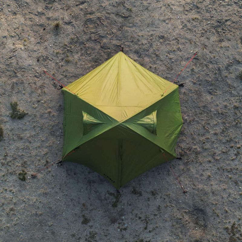 Trekingový stan pre 2 osoby Alpinus Velebit 2 ALU green 16