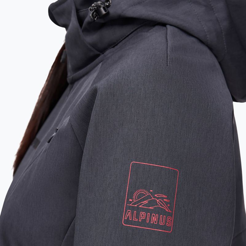 Dámska softshellová bunda Alpinus Minthi graphite/black 4