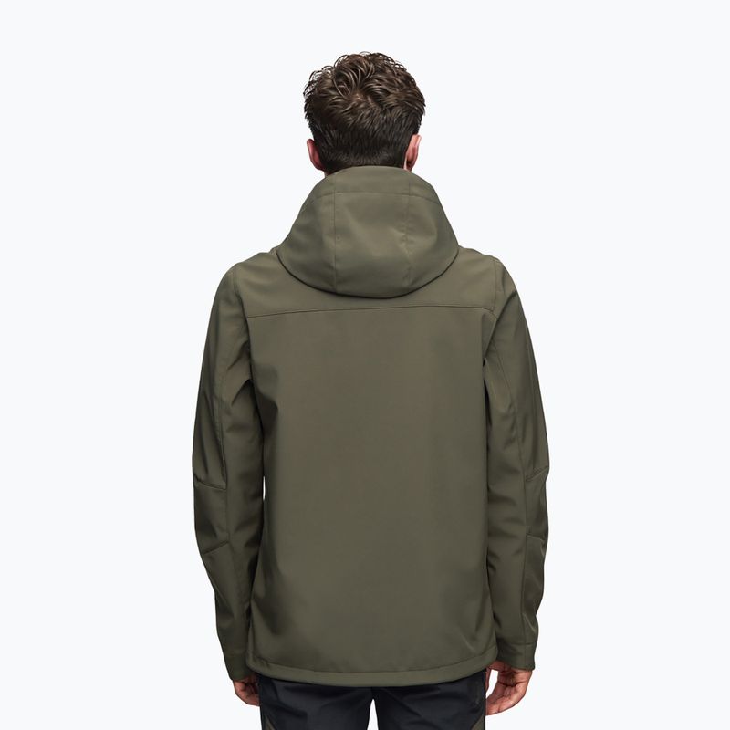 Alpinus Roignais Tactical pánska softshellová bunda olivovo zelená 3