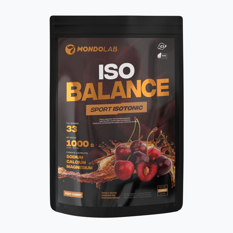 Izotonický nápoj v prášku MONDOLAB Balance Fizzy Cherry 1000g cherry cola MND008