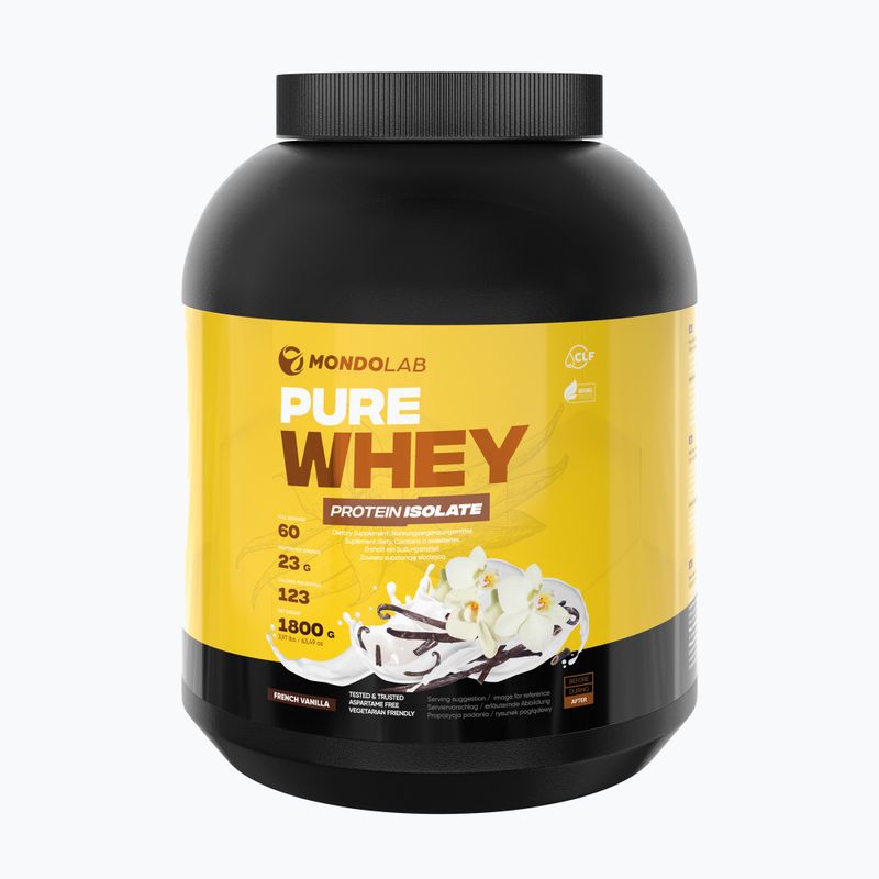 Pure Whey MONDOLAB Protein Isolate 1,8kg vanilka MND005