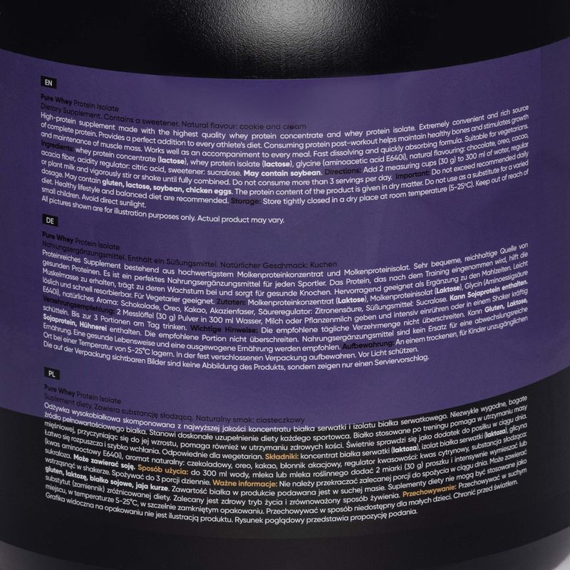 Čistá srvátka MONDOLAB Proteínový izolát 1,8 kg koláč MND006 2