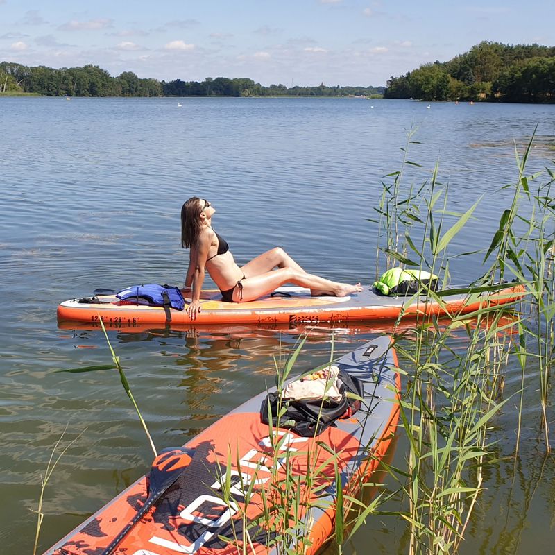 Bass SUP Explorer doska oranžovo-šedá 8