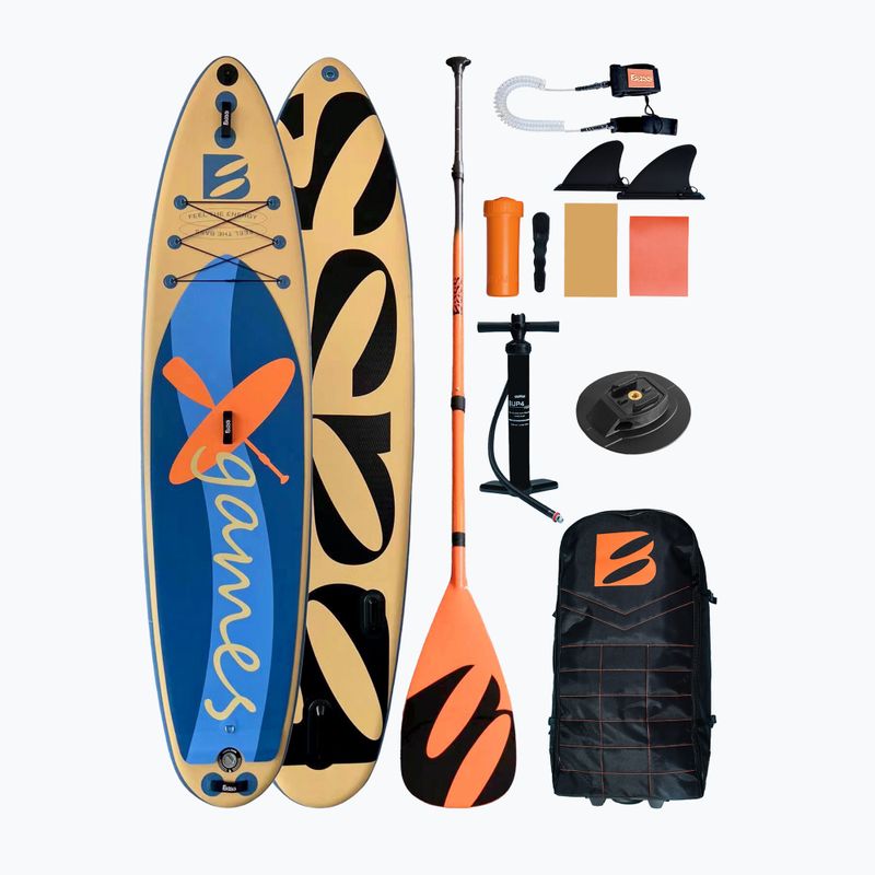 SUP doska Bass X'Games 11'3 LUX + Trip blue