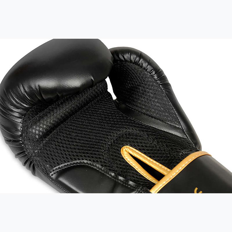 Boxerské rukavice DBX BUSHIDO "HAWK" Active Clima čierna a zlatá B-2v17 6