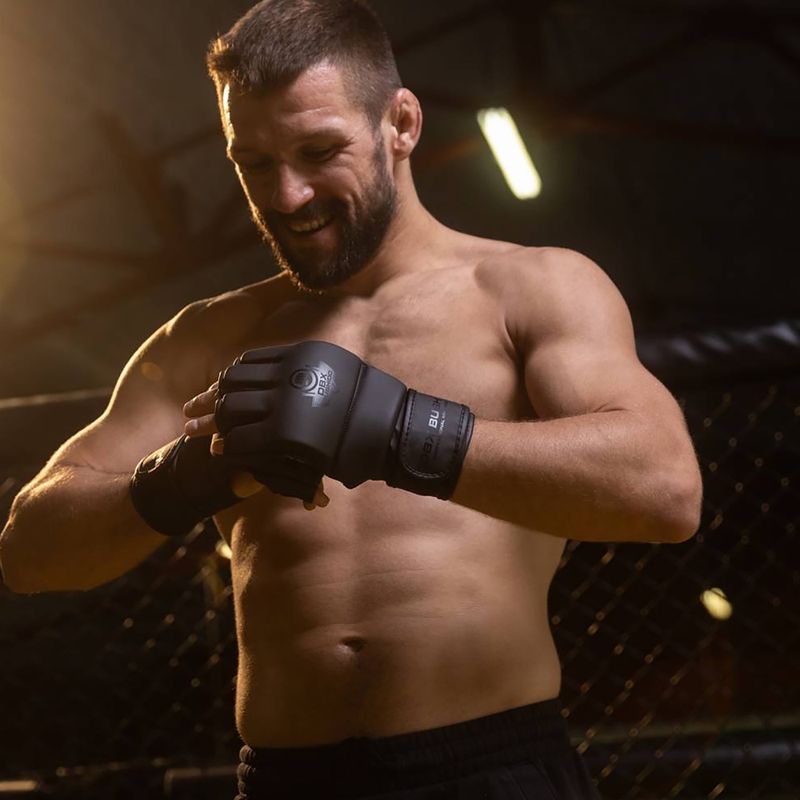 DBX BUSHIDO MMA grapplingové rukavice čierne 18