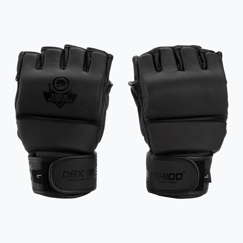 DBX BUSHIDO MMA grapplingové rukavice čierne