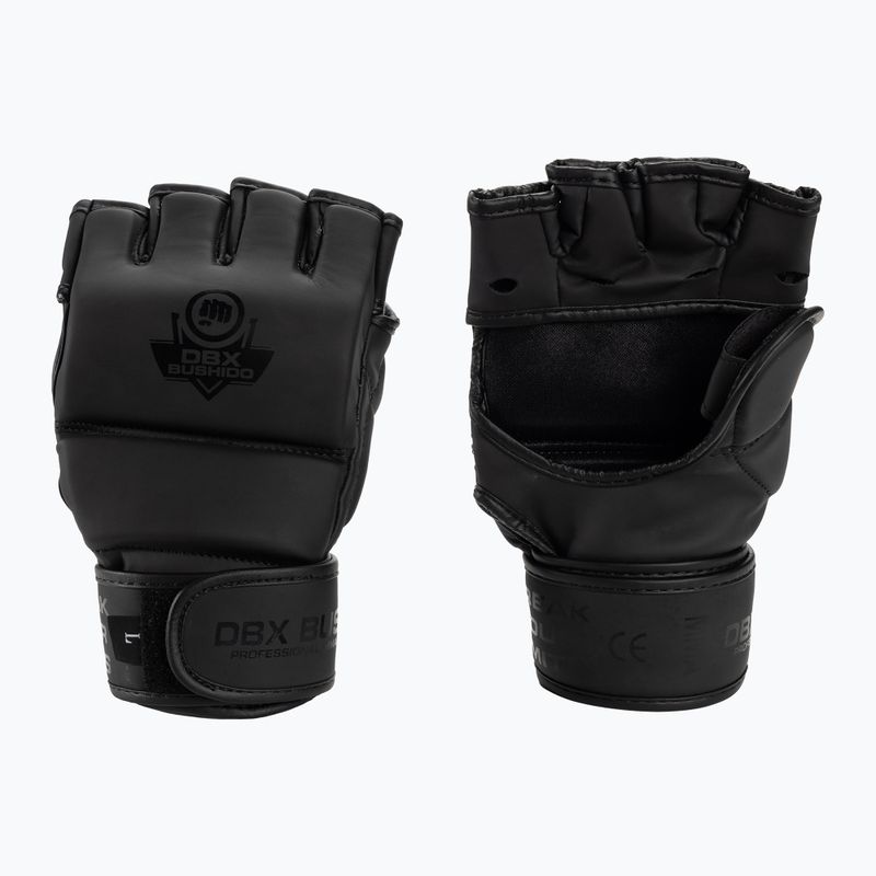 DBX BUSHIDO MMA grapplingové rukavice čierne 2