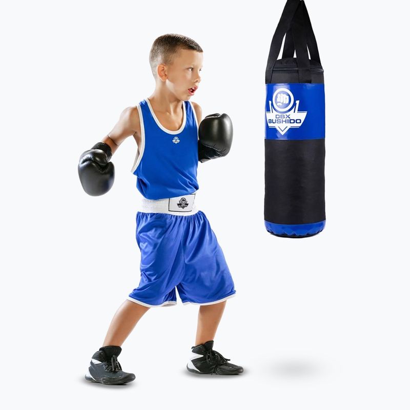 Detské boxovacie vrecie DBX BUSHIDO Kids 60 cm blue 10