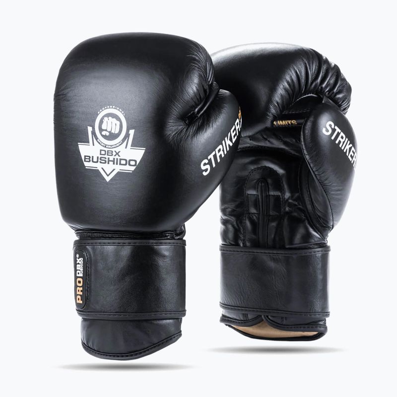 Boxerské rukavice DBX BUSHIDO "Striker" čierne 2