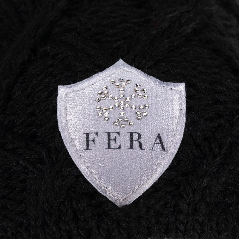 Dámska zimná čiapka Fera Swarovski Snowflake black 5.8.sn. 3