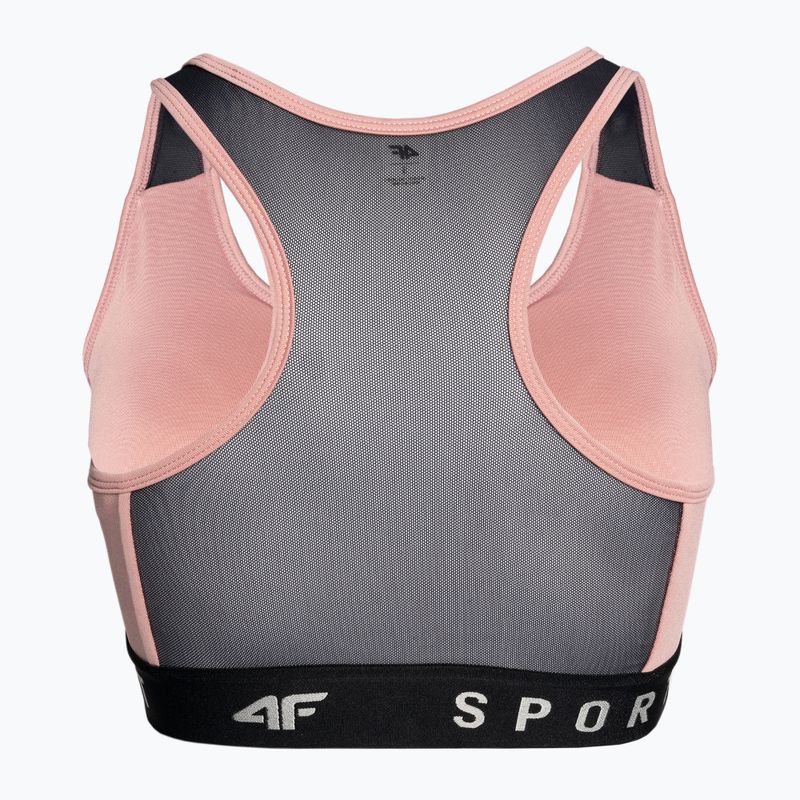 4F fitness podprsenka ružová 4FSS23USBAF051-56S 2