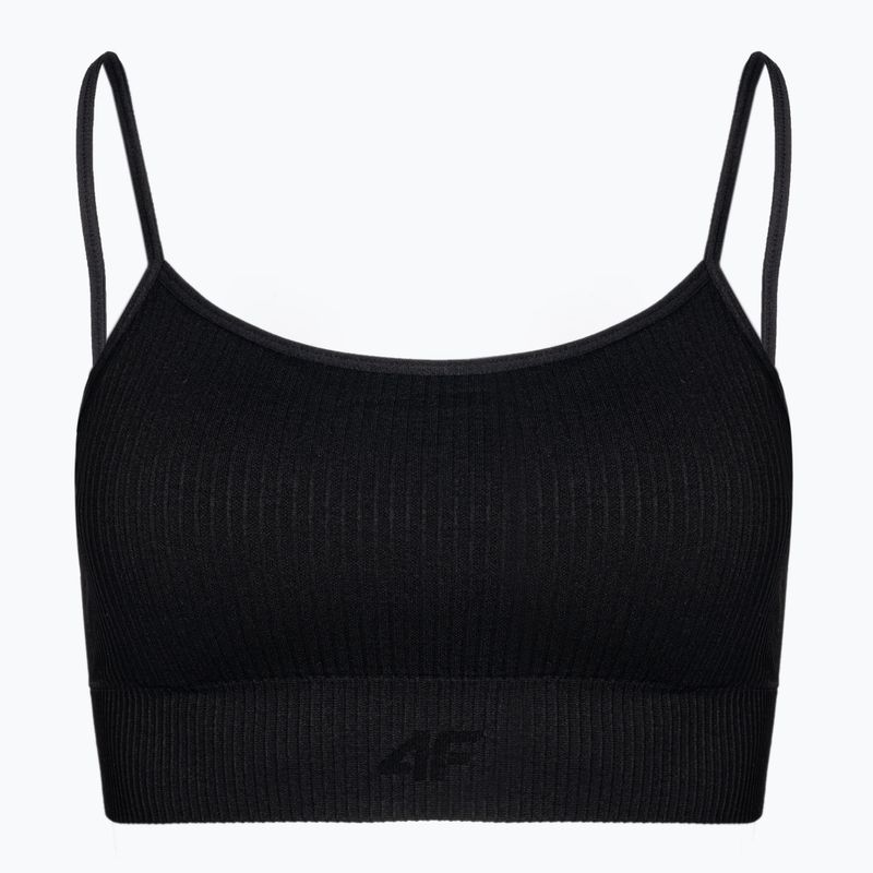 Dámska fitness podprsenka 4F čierna 4FSS23USBAF031-20S