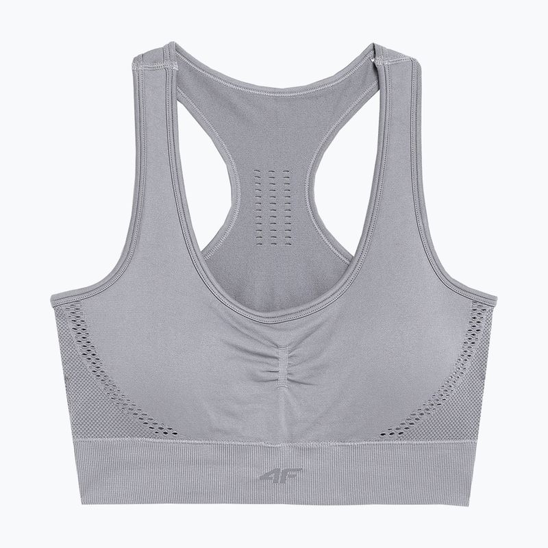 4F fitness podprsenka sivá 4FSS23USBAF037-24S