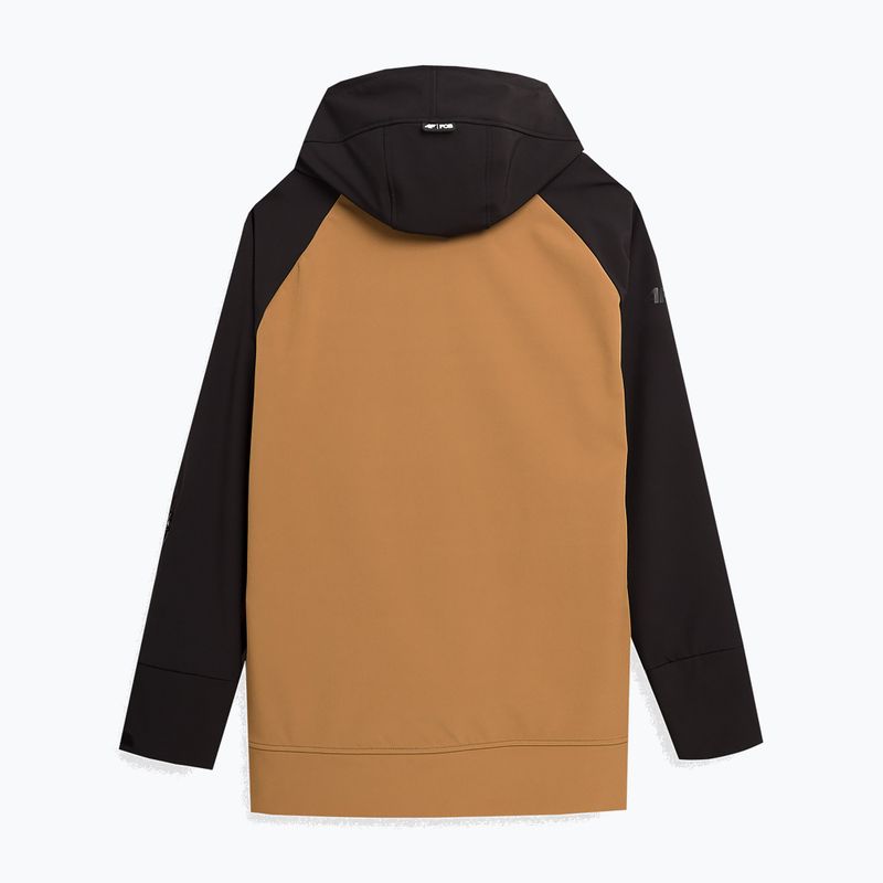 Pánska snowboardová bunda 4F M150 beige 2