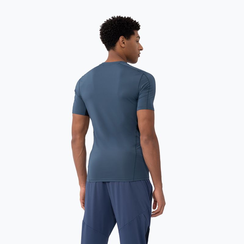 Pánske tréningové tričko 4F M451 denim 2