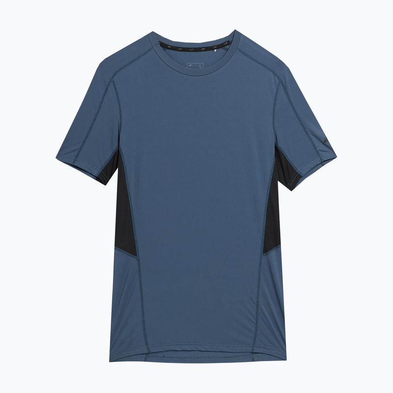 Pánske tréningové tričko 4F M451 denim 3