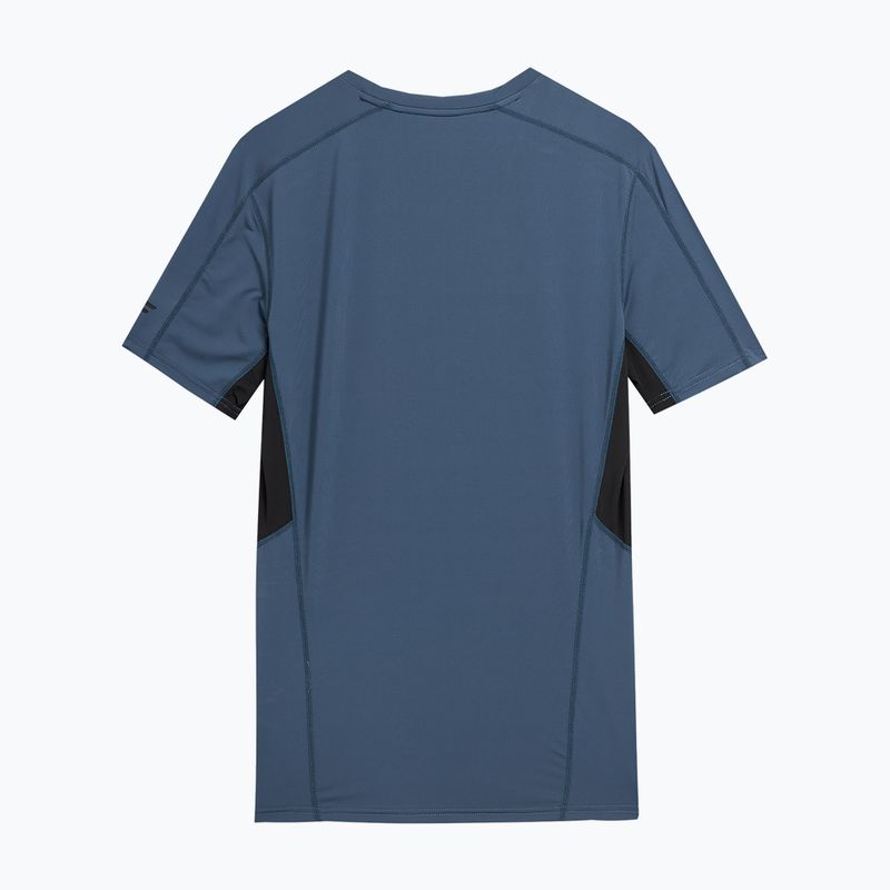 Pánske tréningové tričko 4F M451 denim 4