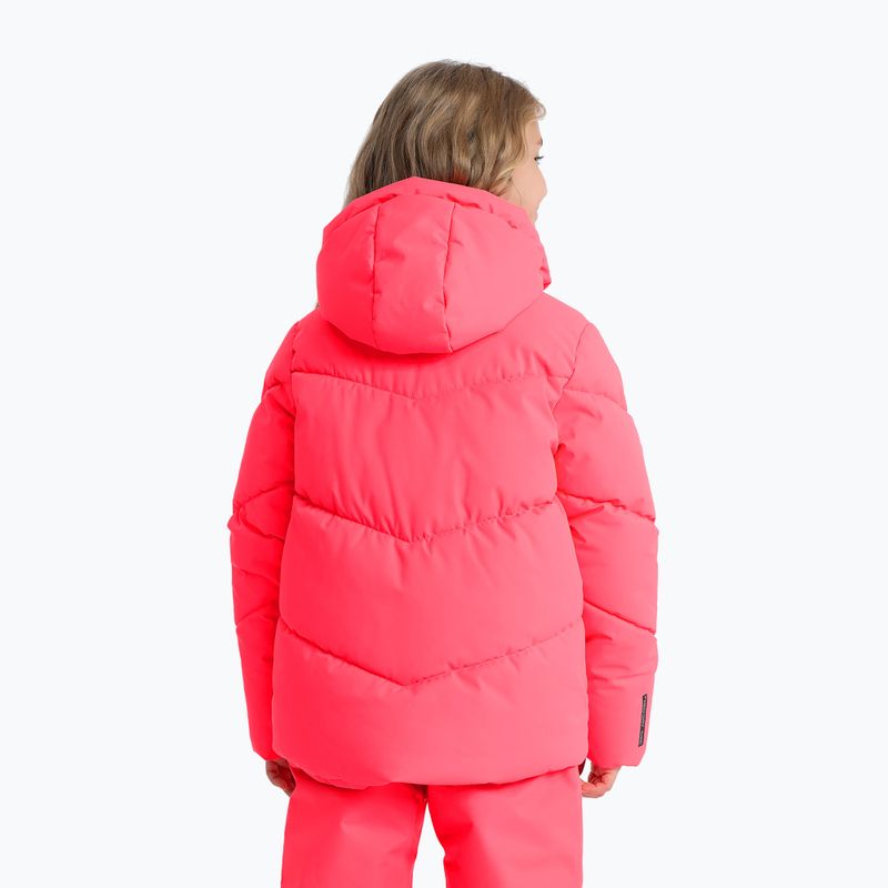 Detská lyžiarska bunda 4F F293 hot pink neon 2