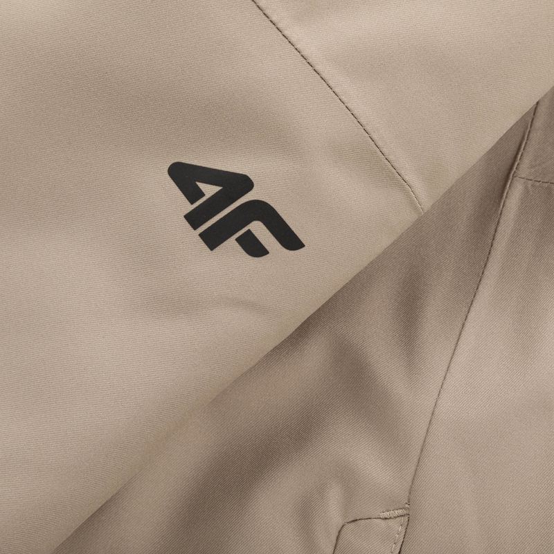 Dámske lyžiarske nohavice 4F F400 svetlohnedé 5