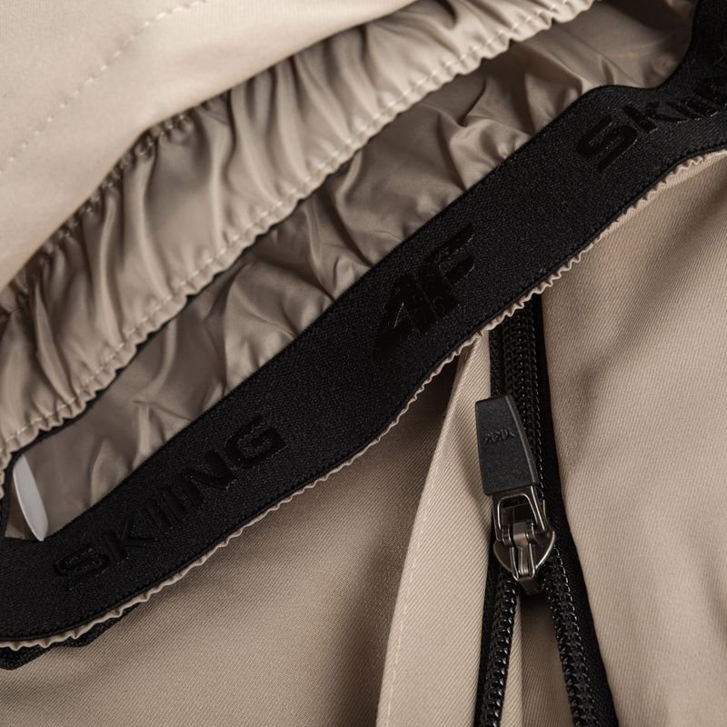 Dámske lyžiarske nohavice 4F F400 svetlohnedé 6