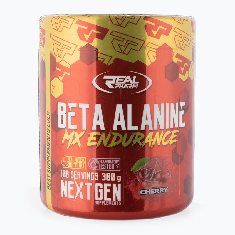 Beta alanín Real Pharm aminokyseliny 300g čerešňa 666381