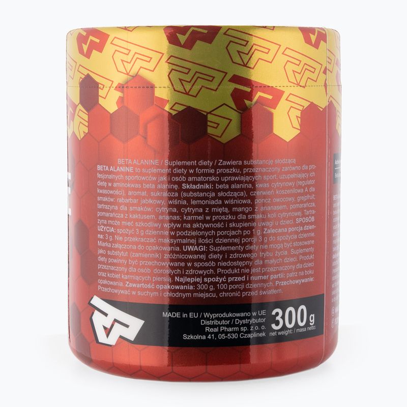 Beta alanín Real Pharm aminokyseliny 300g čerešňa 666381 2