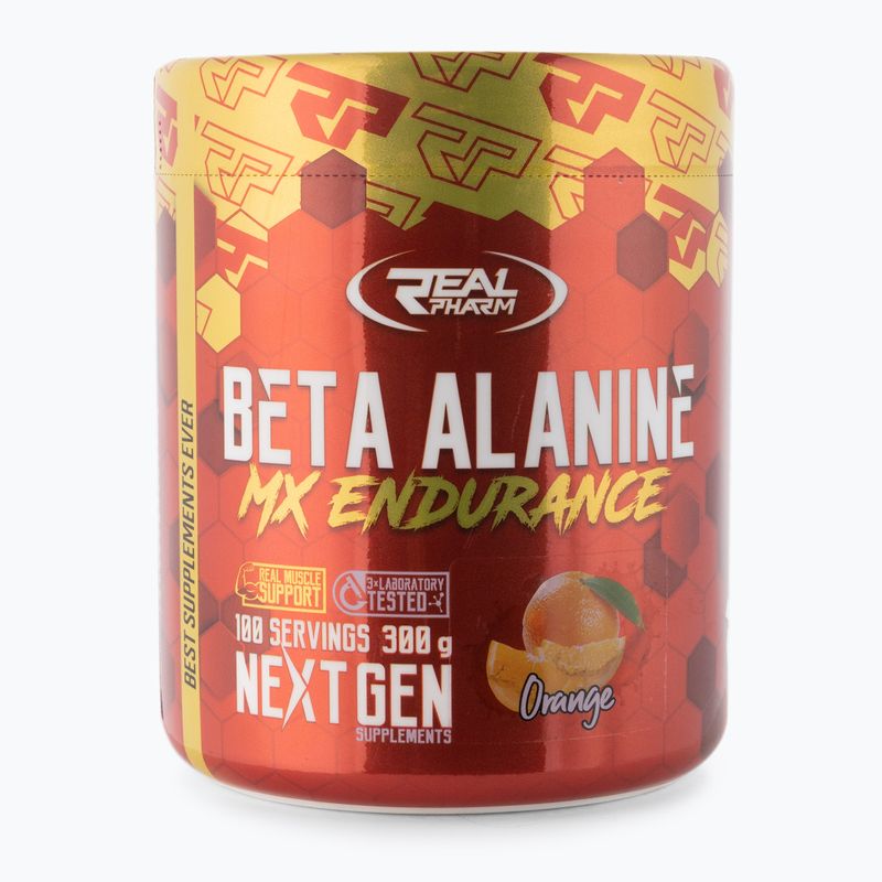 Beta alanín Real Pharm aminokyseliny 300g oranžová 666398A