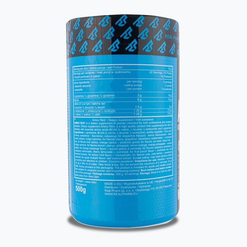 Amino Rest Real Pharm aminokyseliny 500g oranžová 666572 2