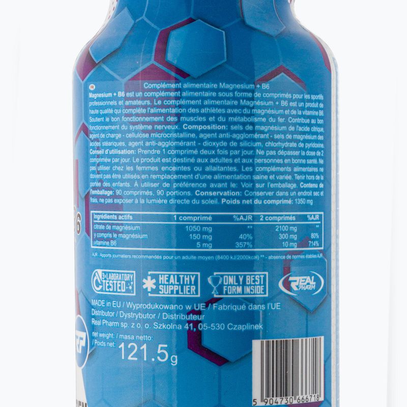 Magnez Real Pharm Magnesium+B6 90 tabliet 3