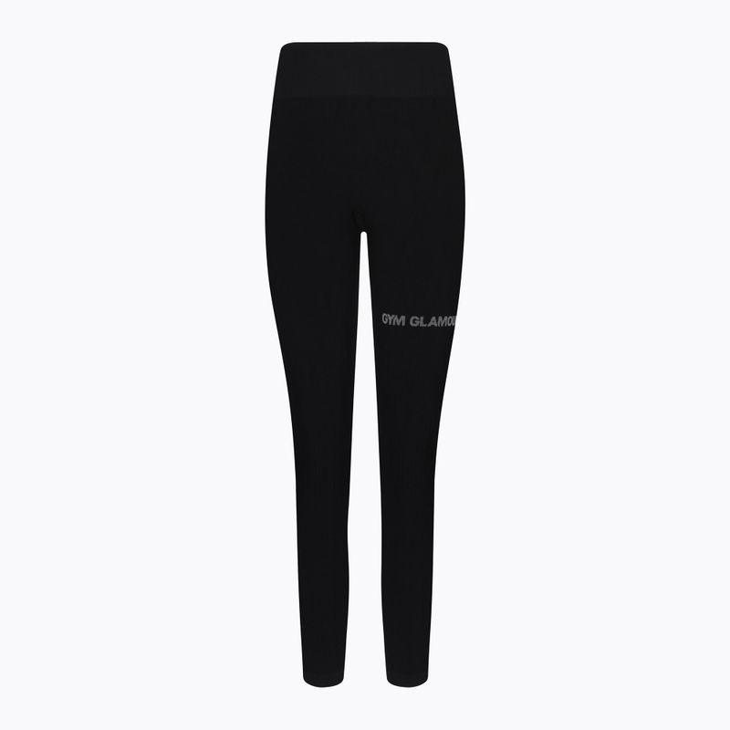 Dámske tréningové legíny Gym Glamour push up black 311 5