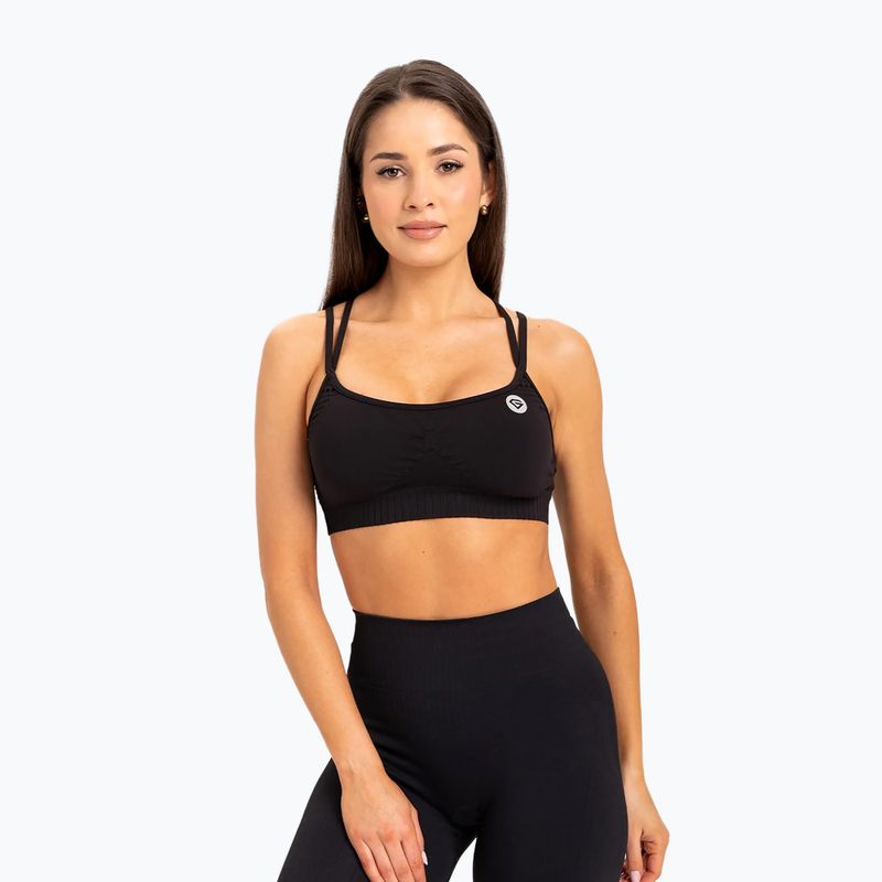 Tréningová podprsenka Gym Glamour bezszwowy black