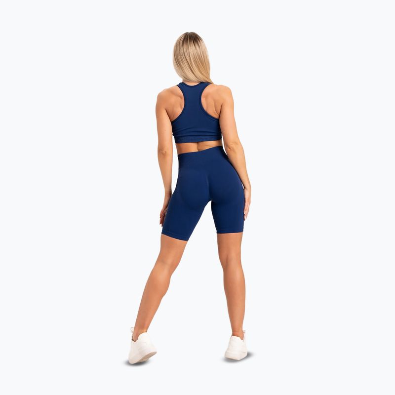Dámske tréningové šortky Gym Glamour Bikery push up blue 317 14