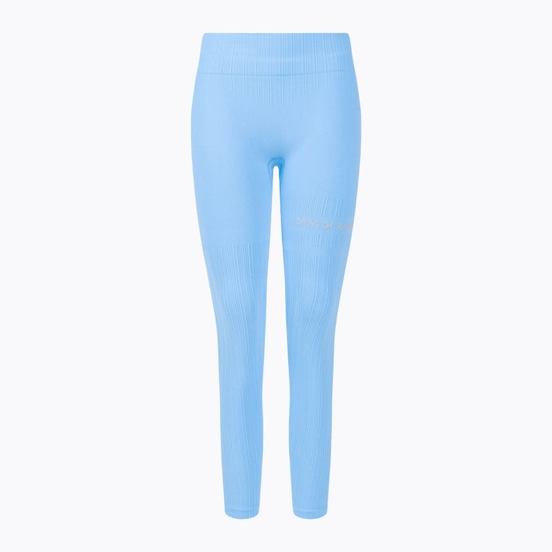 Dámske tréningové legíny Gym Glamour push up svetlo modré 405 6