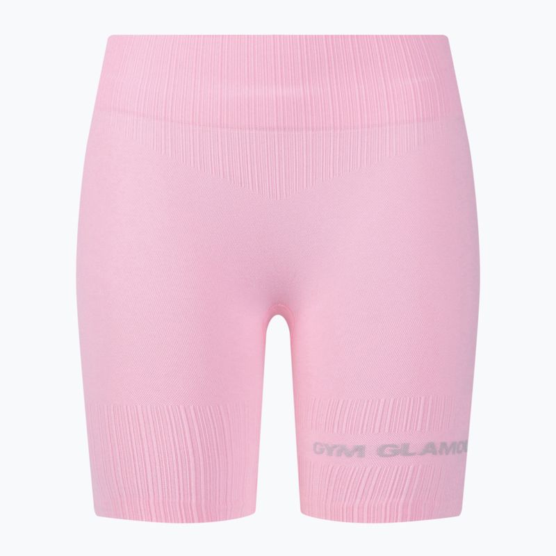 Dámske tréningové šortky Gym Glamour Bikers push up pink 410 5