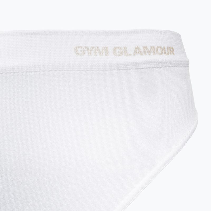 Dámske tangá Glamour Gym White 414 3