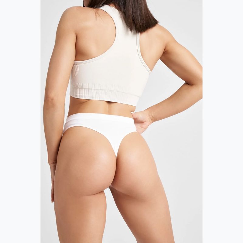 Dámske tangá Glamour Gym White 414 6
