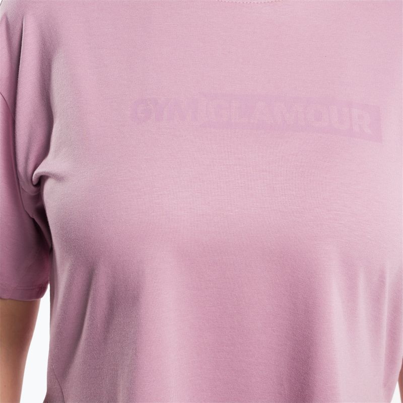 Dámske tréningové tričko Gym Glamour Glamour Pink 418 4
