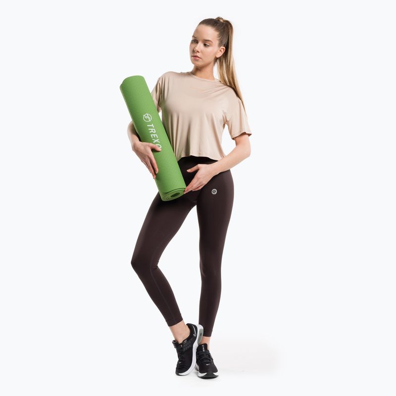 Dámske tréningové tričko Gym Glamour Sport Beige 427 2